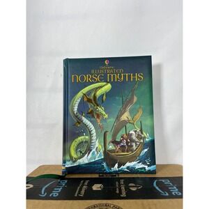 Usborne Illustrated Norse Myths Hardcover Book Viking Mythology Thor Loki Odin